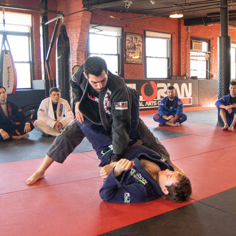 two guys doing martial arts