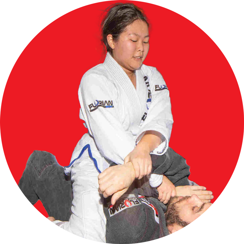 two people doing martial arts